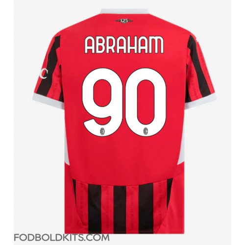 AC Milan Tammy Abraham #90 Hjemmebanetrøje 2024-25 Kortærmet